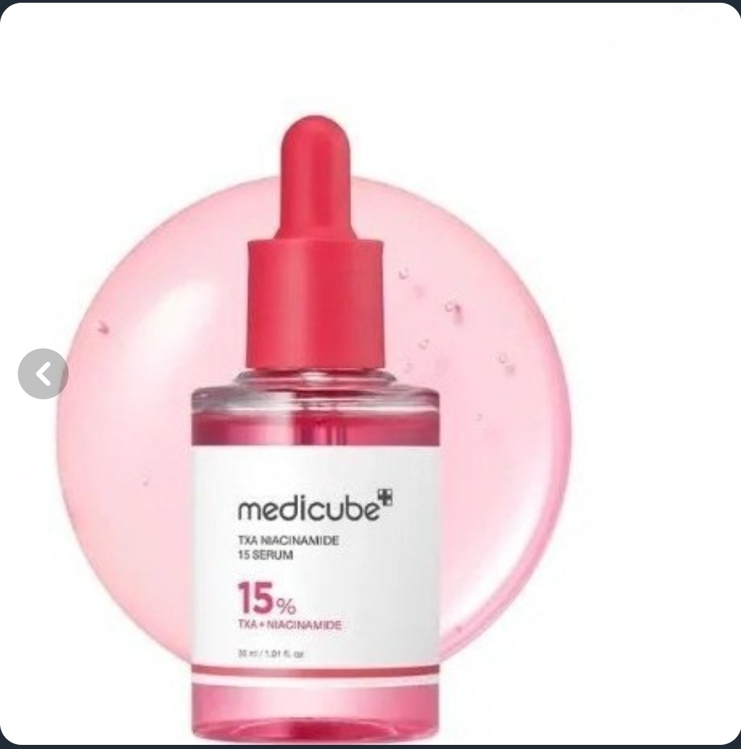 سرم مدی کیوب مدل Niacinamide And Tranexamic Acid 15% حجم 30 میلی لیتر